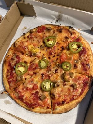 Diablo   at Chez Zac Pizzeria in Montreal