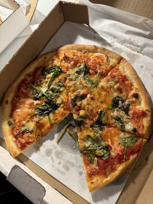 Mile end (our fave)  at Chez Zac Pizzeria in Montreal