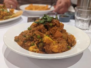 Aloo gobi at Indian Experience in Morisset