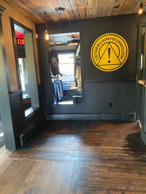 Interior sign at Rek-Lis Brewing Company in Bethlehem