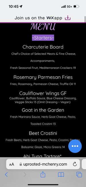   at UpRooted in Mchenry