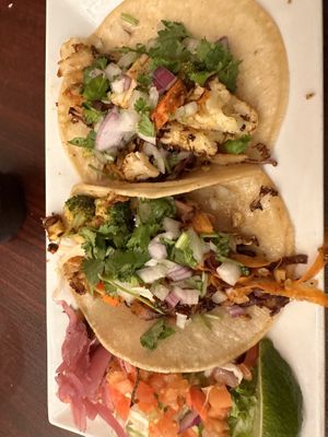 Veggie tacos   at Chak Balam Mexican Restaurant in Torrey