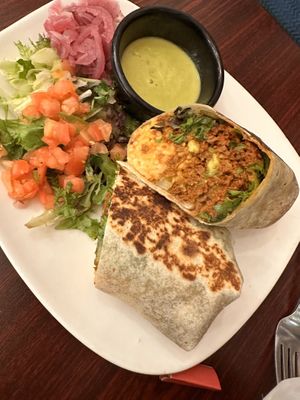 Cali burrito  at Chak Balam Mexican Restaurant in Torrey