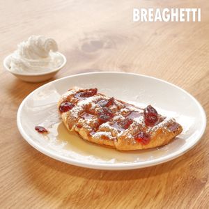 Fruit Jam Croffle (Vegan) at Breaghetti Itaewon in Seoul