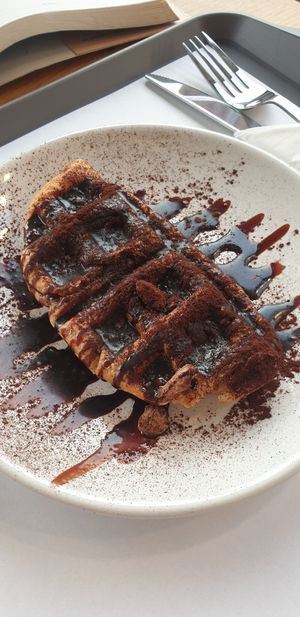 Croffle at Breaghetti Itaewon in Seoul