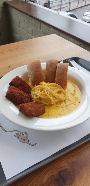 Cream Cheese Pasta at Breaghetti Itaewon in Seoul