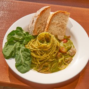 Pesto Pasta Breaghetti at Breaghetti Itaewon in Seoul