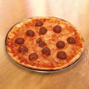 Meatball Pizza Breaghetti at Breaghetti Itaewon in Seoul