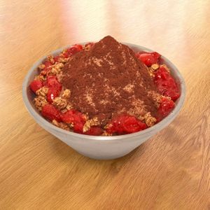 Chocolate Snowflake Strawberry Bingsu Breaghetti at Breaghetti Itaewon in Seoul