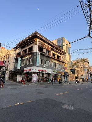 On the second floor of this building   at Breaghetti Itaewon in Seoul
