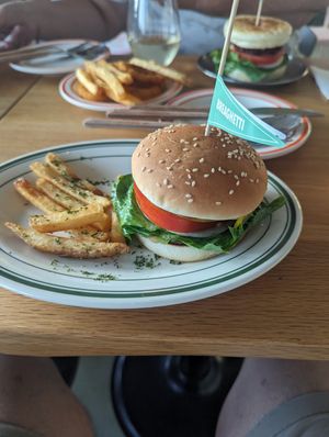 Cheeseburger at Breaghetti Itaewon in Seoul