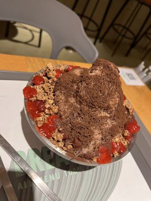 The best thing I ate in Korea shaved ice cream  at Breaghetti Itaewon in Seoul
