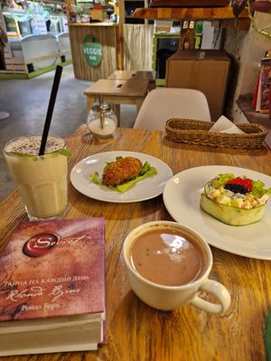 New Year's special menu at Veggie Bar in Minsk