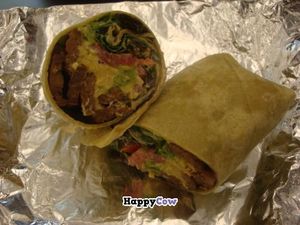 smoky avocado tempeh wrap at Blossom Du Jour - Chelsea in New York City