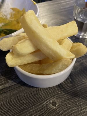 Chips   at Castle Bistro in Londonderry
