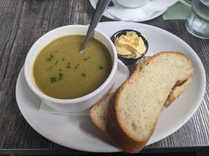 Soup at Castle Bistro in Londonderry