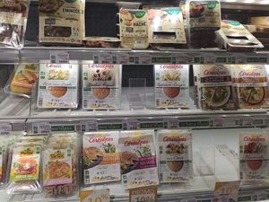 Vegan burguer at La Vie Saine in Bordeaux