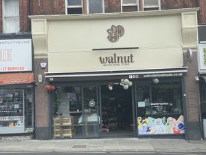 Shop front at Walnut in North West London