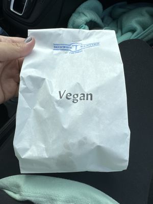 Vegan Pasty  at Miners Pasties and IceCream in Munising