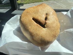 Vegan Pastie   at Miners Pasties and IceCream in Munising