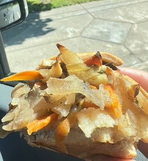 Vegan Pastie   at Miners Pasties and IceCream in Munising