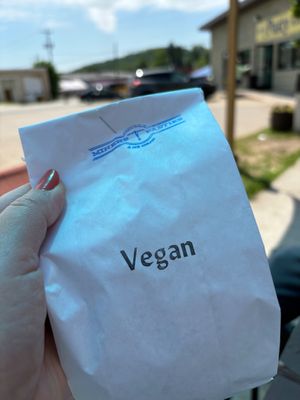 Clearly marked at Miners Pasties and IceCream in Munising