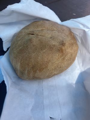 Vegan pasty   at Miners Pasties and IceCream in Munising