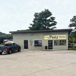Front entrance. Cute lil spot  at Miners Pasties and IceCream in Munising