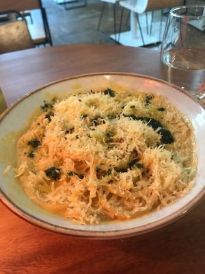 Carbonara. 63 reais. Muita coisa!   at Green Kitchen in Sao Paulo