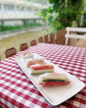 Vietnamese Rolls at Resto Bar Taraca in Kotor