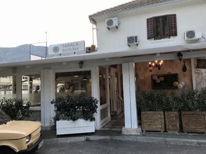 The outside view at Resto Bar Taraca in Kotor