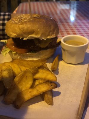 Vegan burger   at Resto Bar Taraca in Kotor