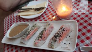 Vietnamese Rolls   at Resto Bar Taraca in Kotor