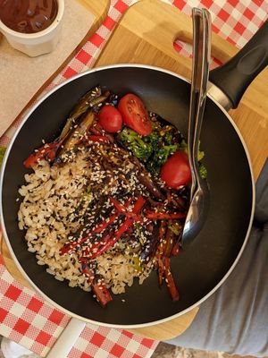 Vegan Teriyaki   at Resto Bar Taraca in Kotor