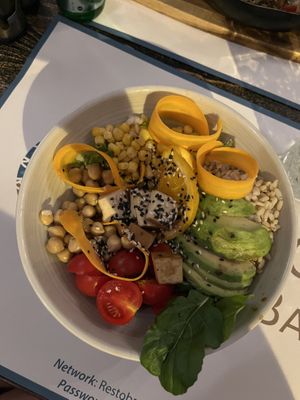 The Buddha bowl   at Resto Bar Taraca in Kotor