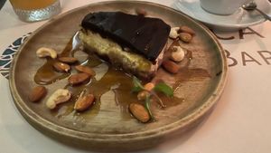 Raw Vegan Cake at Resto Bar Taraca in Kotor