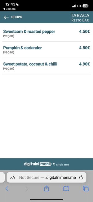   at Resto Bar Taraca in Kotor