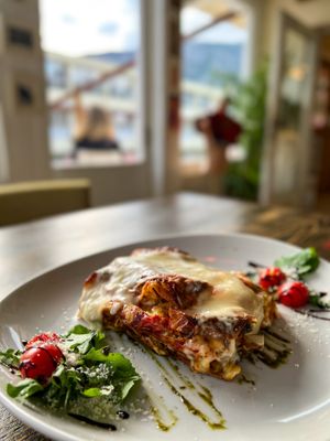 Vegetarian Lasagna at Resto Bar Taraca in Kotor