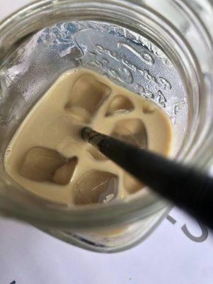 soy iced coffee!!! LOVE ::)  at Resto Bar Taraca in Kotor