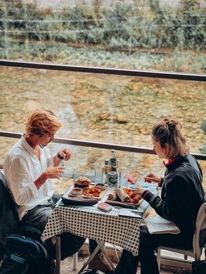 Vegan Burger & Mushroom Gyros are a Must-Try! at Resto Bar Taraca in Kotor
