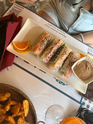 Vietnamese rolls at Resto Bar Taraca in Kotor