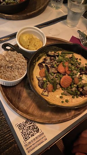 "vegan curry”  at Resto Bar Taraca in Kotor