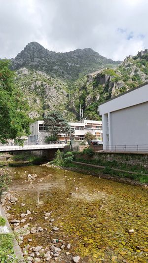 View from the restaurant at Resto Bar Taraca in Kotor