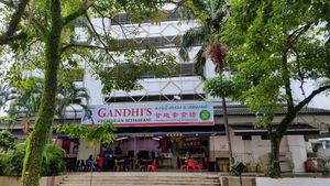Closer at Gandhi's Vegetarian Restaurant in Kuala Lumpur