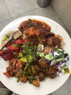 buffet  at Gandhi's Vegetarian Restaurant in Kuala Lumpur