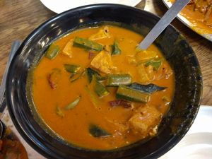 Tofu at Gandhi's Vegetarian Restaurant in Kuala Lumpur
