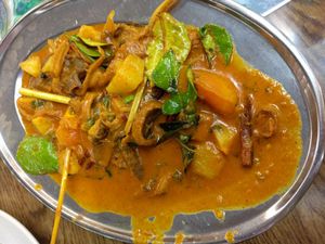 Mushrooms at Gandhi's Vegetarian Restaurant in Kuala Lumpur