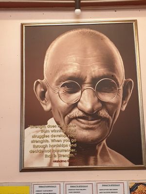 Vegan at Gandhi's Vegetarian Restaurant in Kuala Lumpur