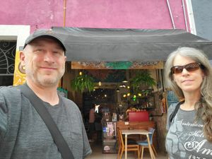 The front of the restaurant. at Coco y El Alacrán Café in Puebla