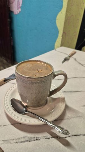 Moka vegan at Coco y El Alacrán Café in Puebla
